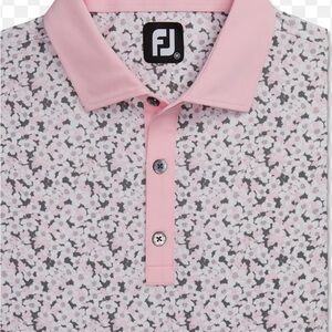 NWT - FootJoy Athletic Fit Primrose Lisle Golf Shirt - Pinehurst US Open- Mens L